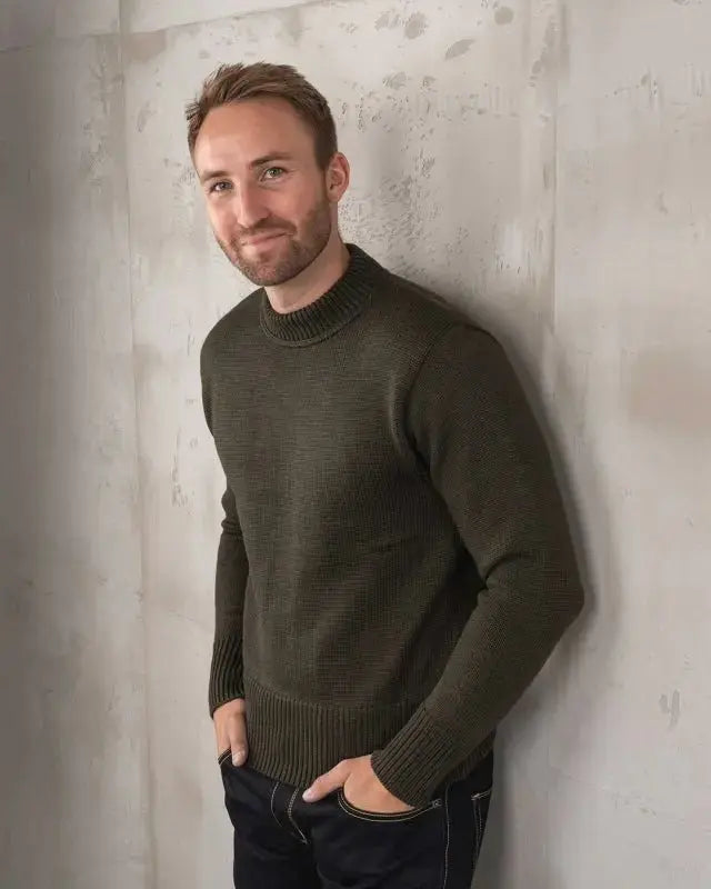 1941 USN SEAMAN SWEATER - Olive - Raw Denim