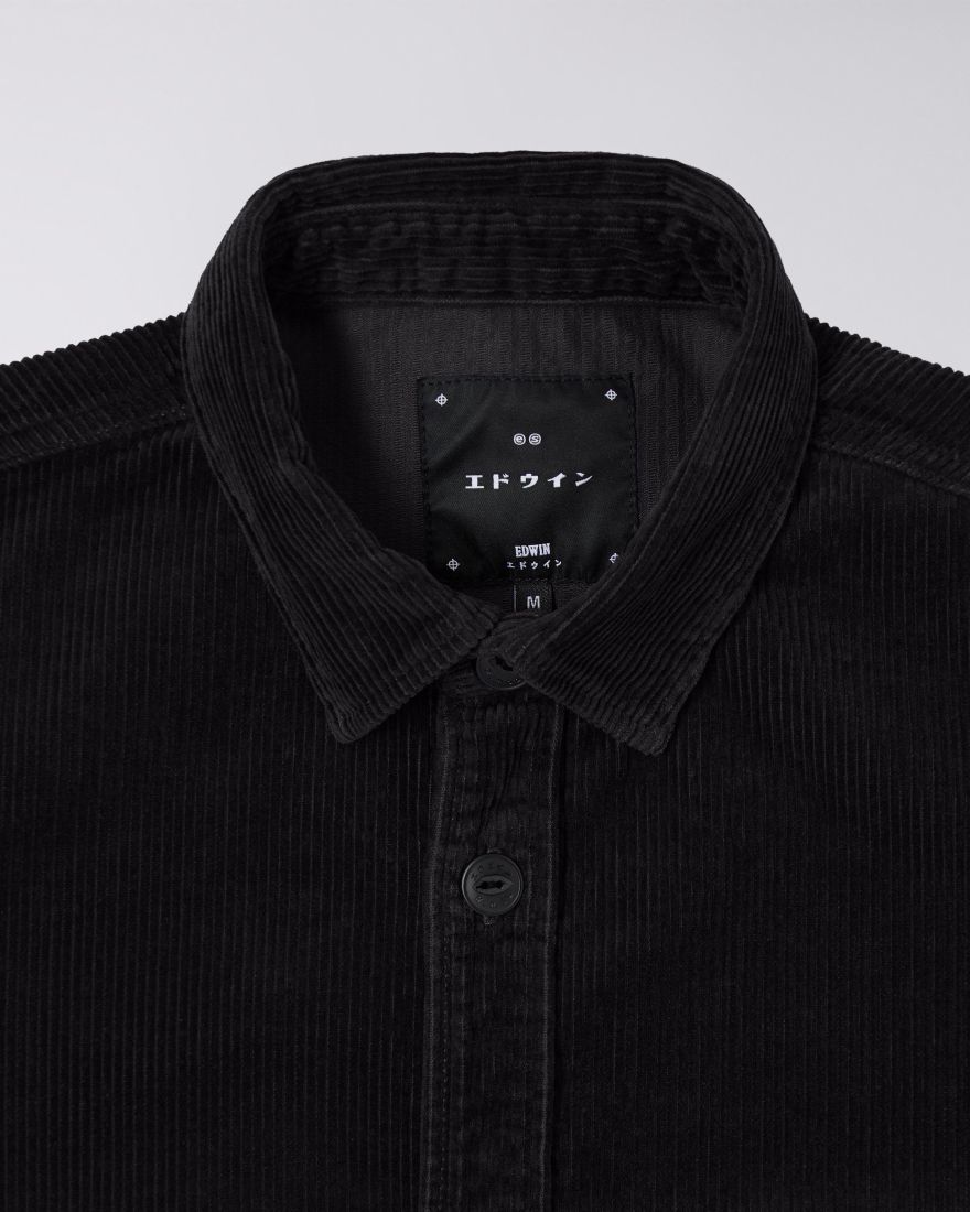 ANDER SHIRT LS - Black - Raw Denim