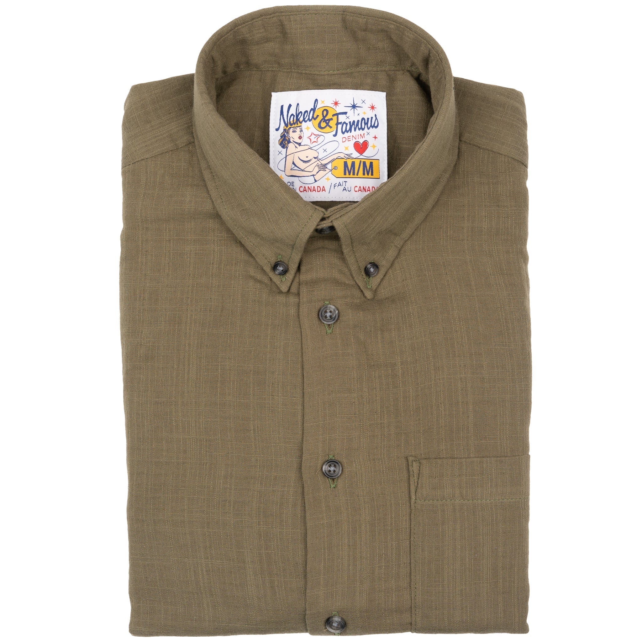 DOUBLE WEAVE GAUZE - Easy Shirt - Juniper - Raw Denim