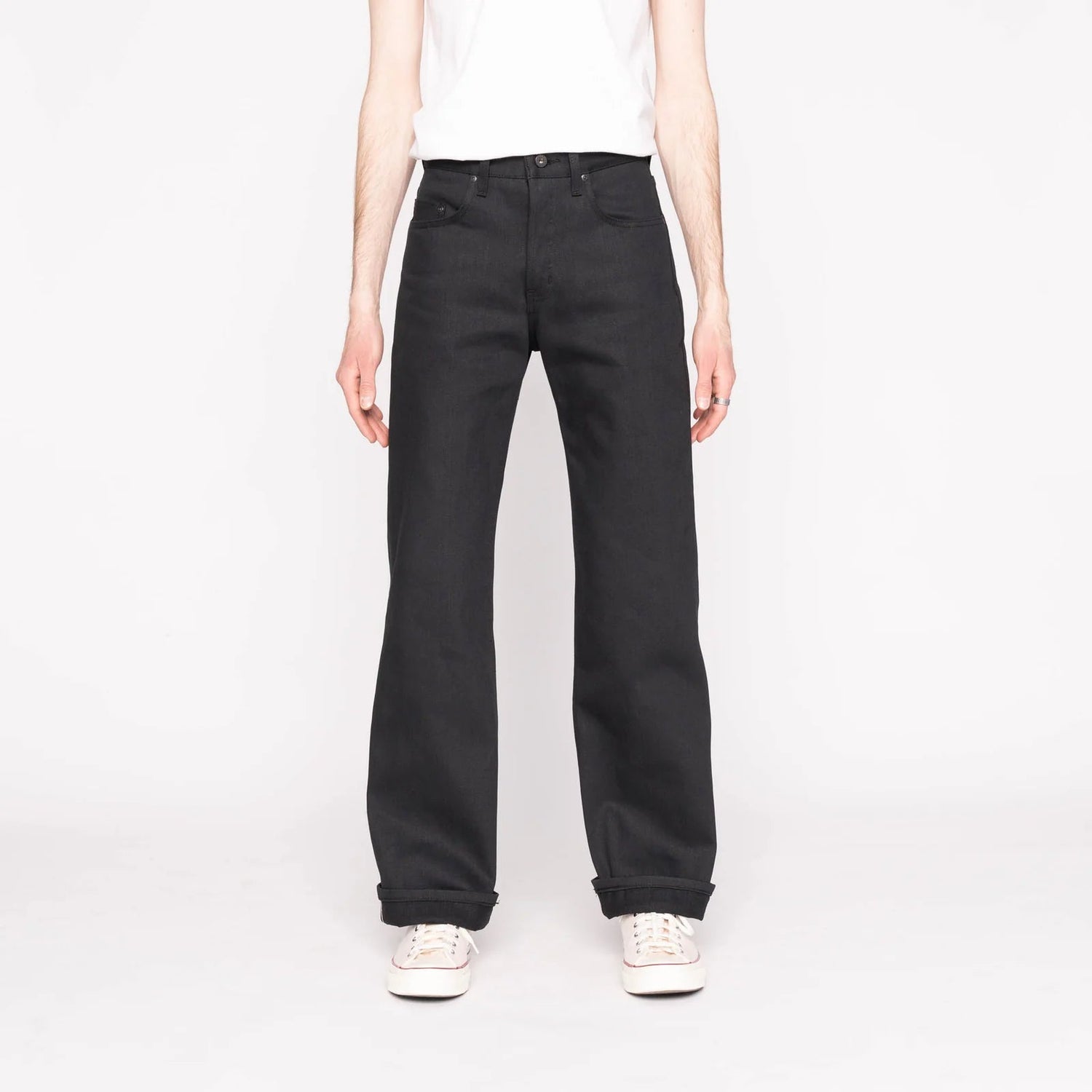 FOREVER BLACK SELVEDGE - Strong Guy 12.5oz - Raw Denim