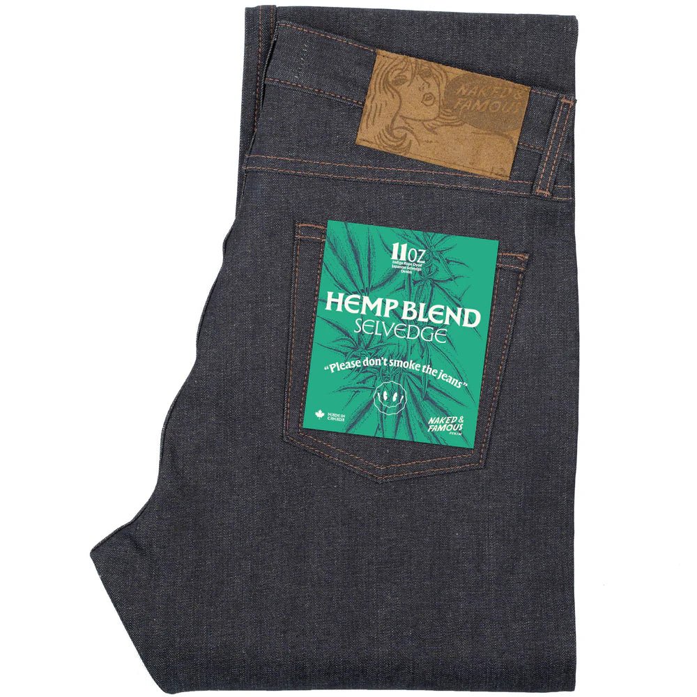 HEMP BLEND SELVEDGE - True Guy 11oz - Raw Denim