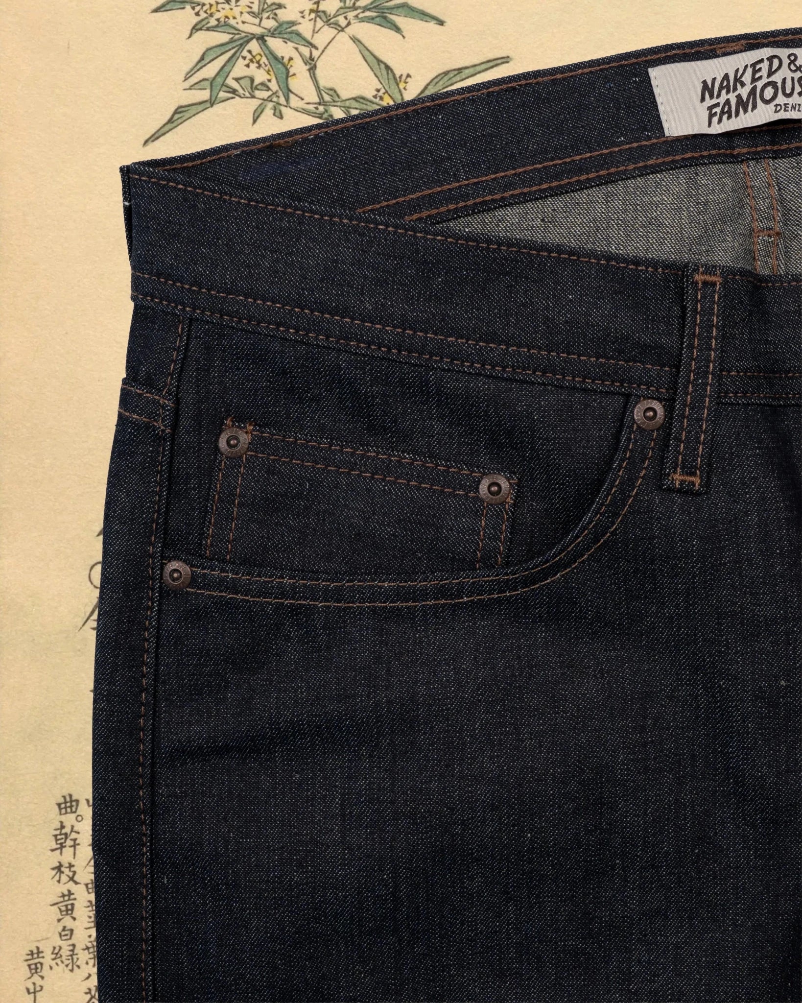 HEMP BLEND SELVEDGE - True Guy 11oz - Raw Denim