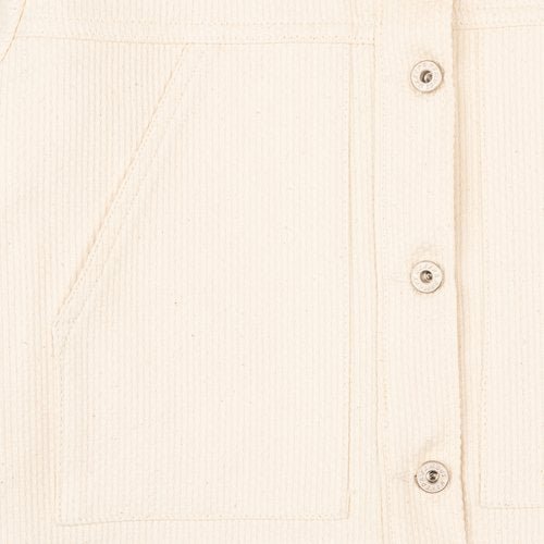 JUDO SASHIKO - Ecru - Cropped Denim Jacket 12.5oz - Raw Denim