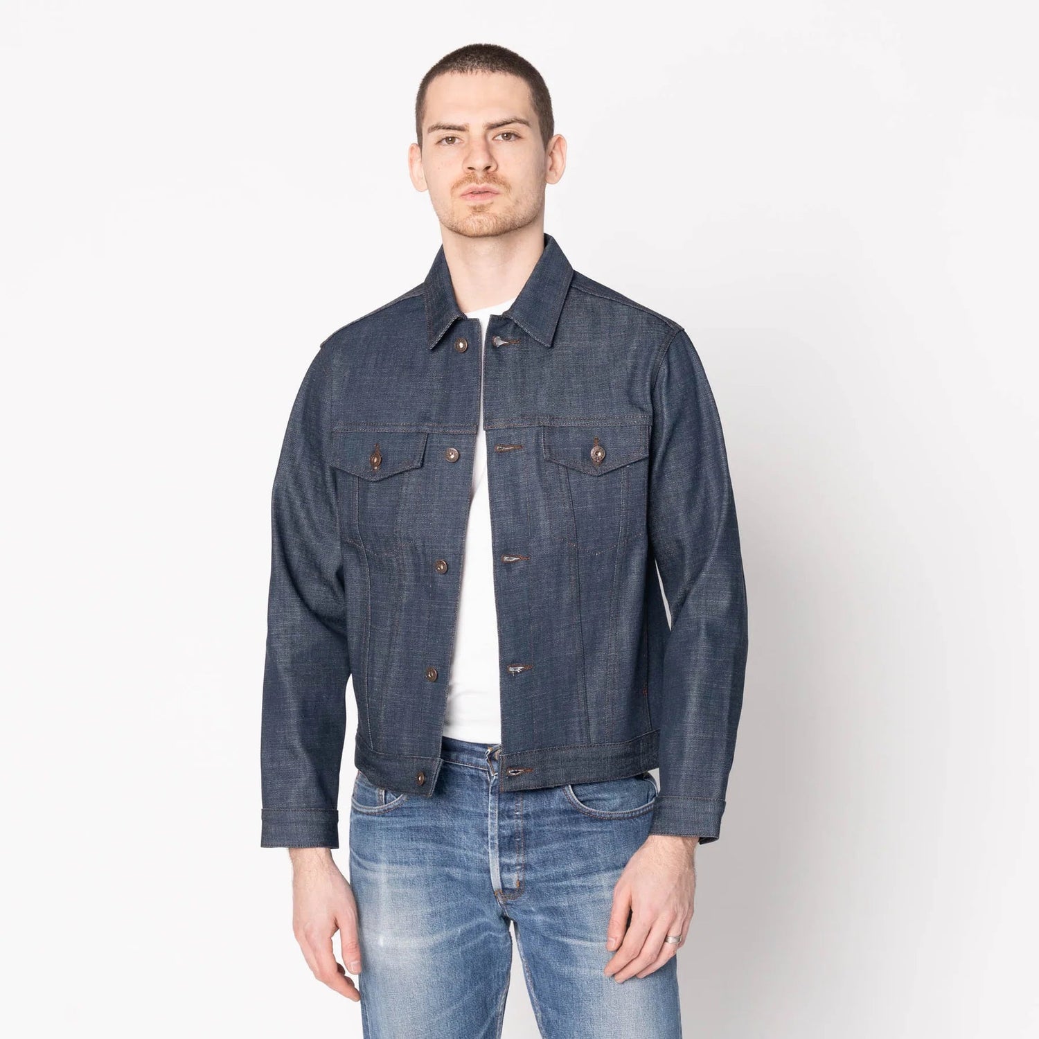 KAWATARO SELVEDGE - Denim Jacket 14.5 oz - Raw Denim