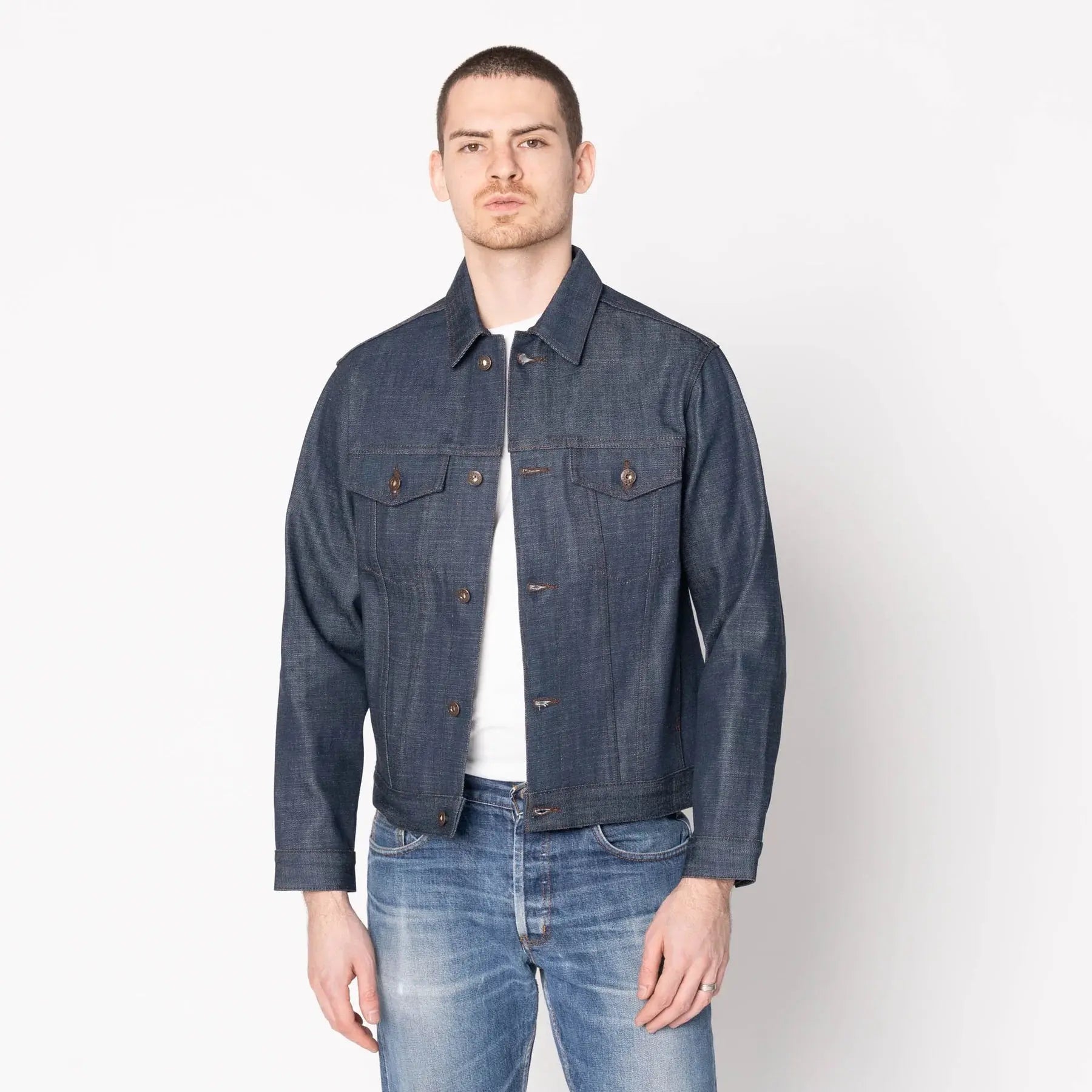 KAWATARO SELVEDGE - Denim Jacket 14.5 oz - Raw Denim