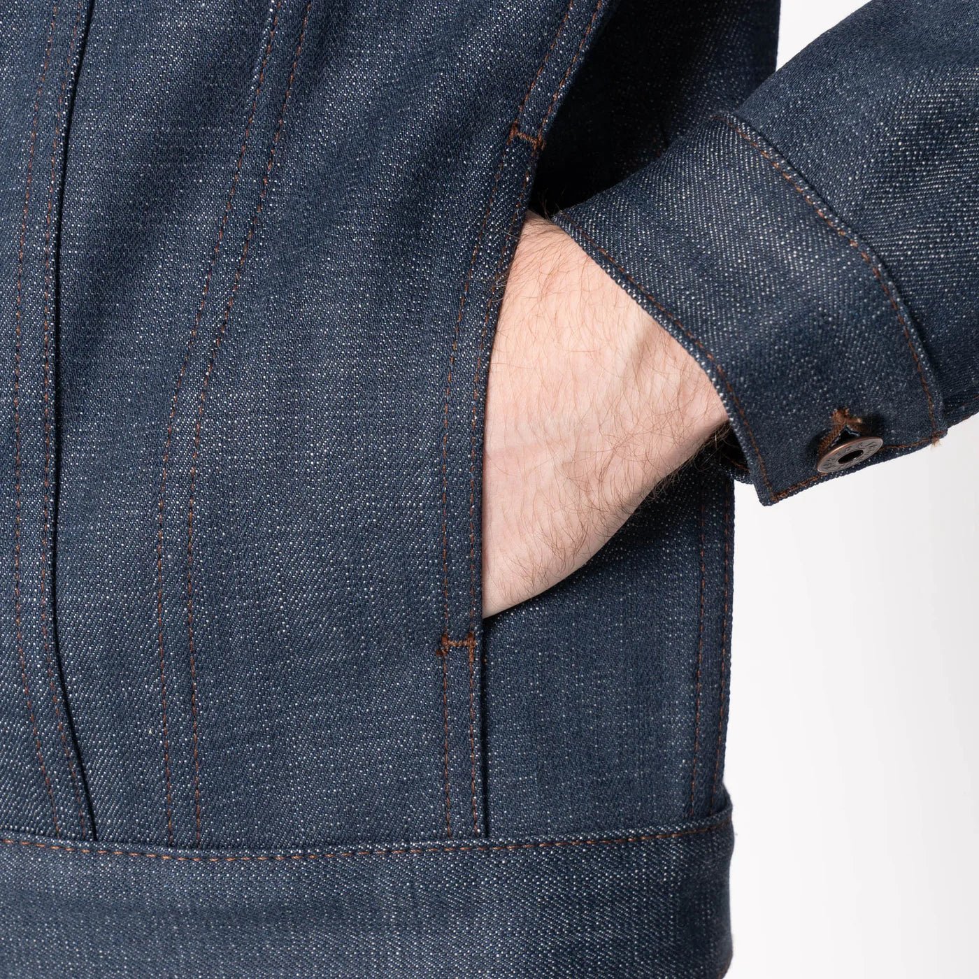 KAWATARO SELVEDGE - Denim Jacket 14.5 oz - Raw Denim