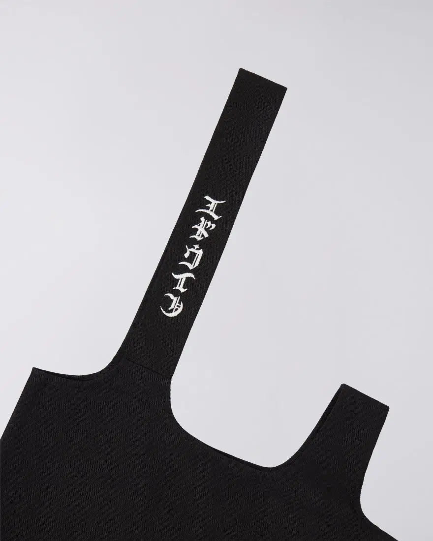 KNOT BAG - Black - Raw Denim