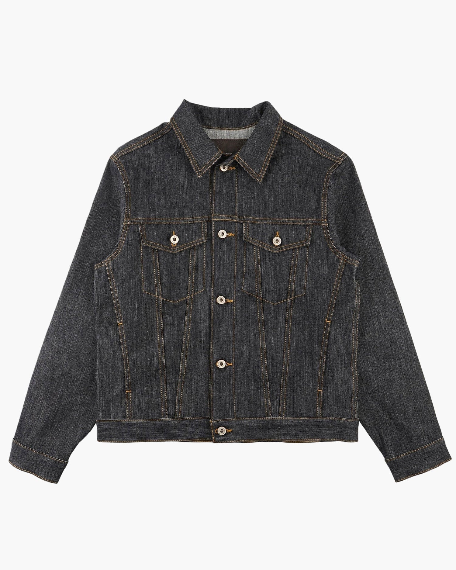 LEFT HAND TWILL - Denim Jacket 13.75 oz - Raw Denim