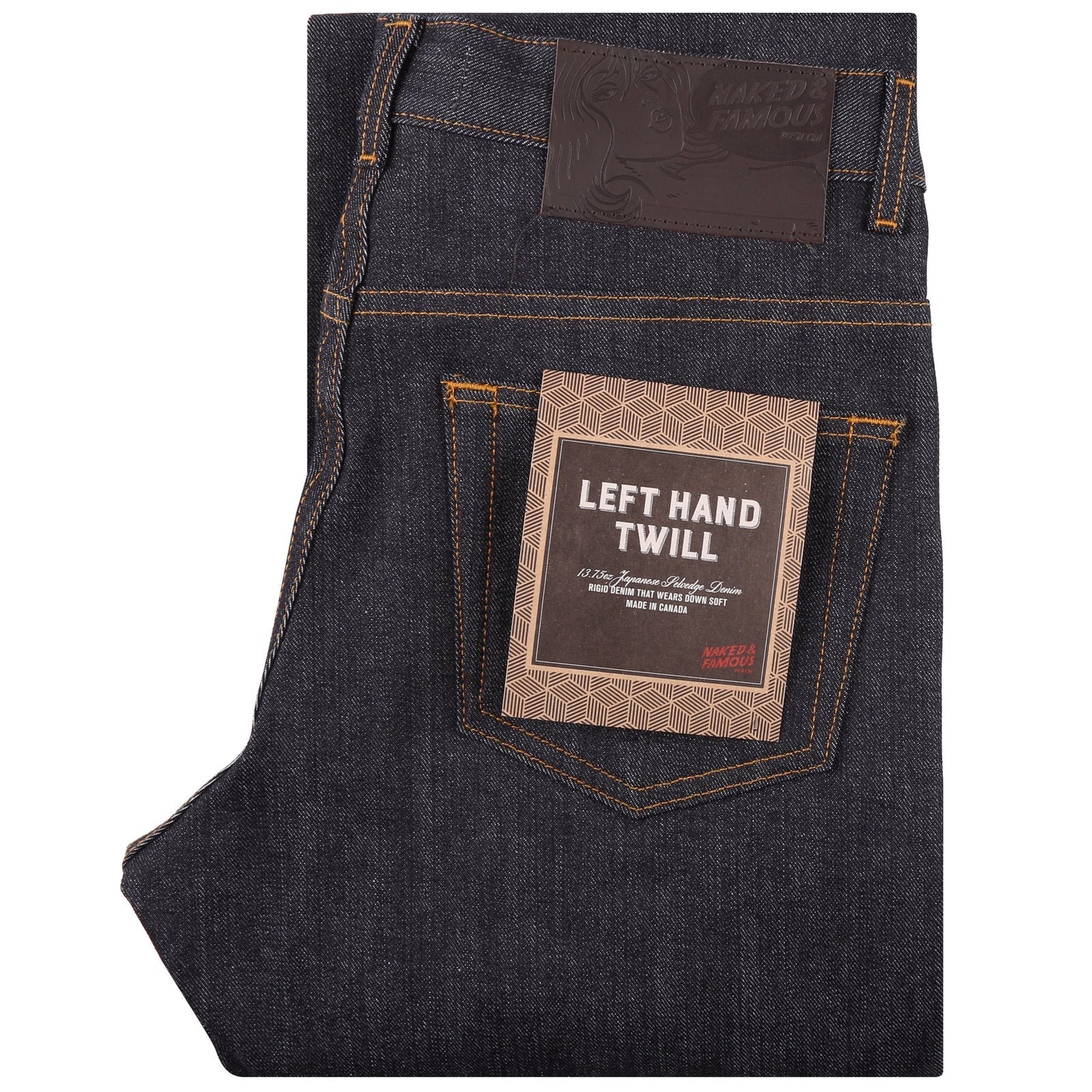 LEFT HAND TWILL - Groovy Guy 13.75oz - Raw Denim