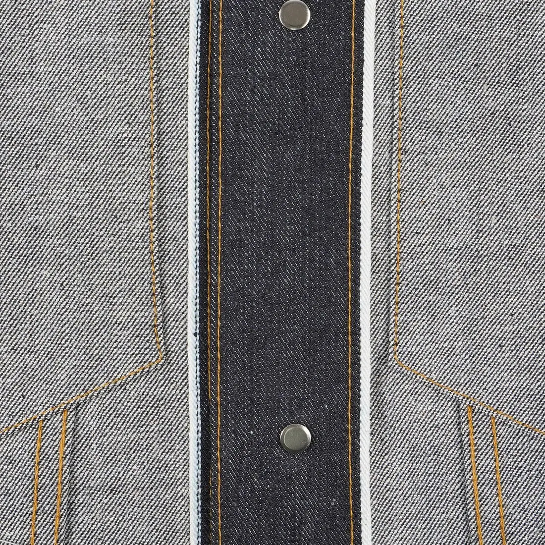 LEFT HAND TWILL SELVEDGE - Denim jacket 13.75oz - Raw Denim