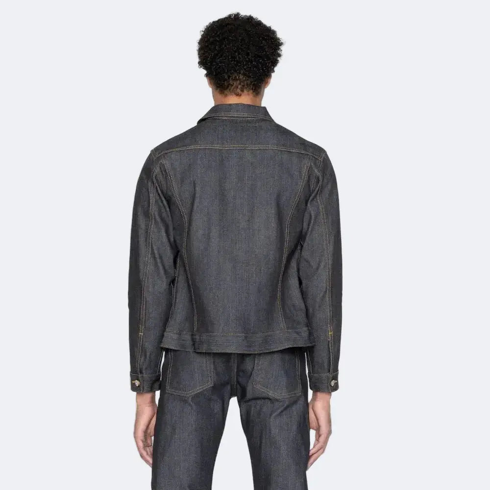 LEFT HAND TWILL SELVEDGE - Denim Jacket13.75oz - Raw Denim