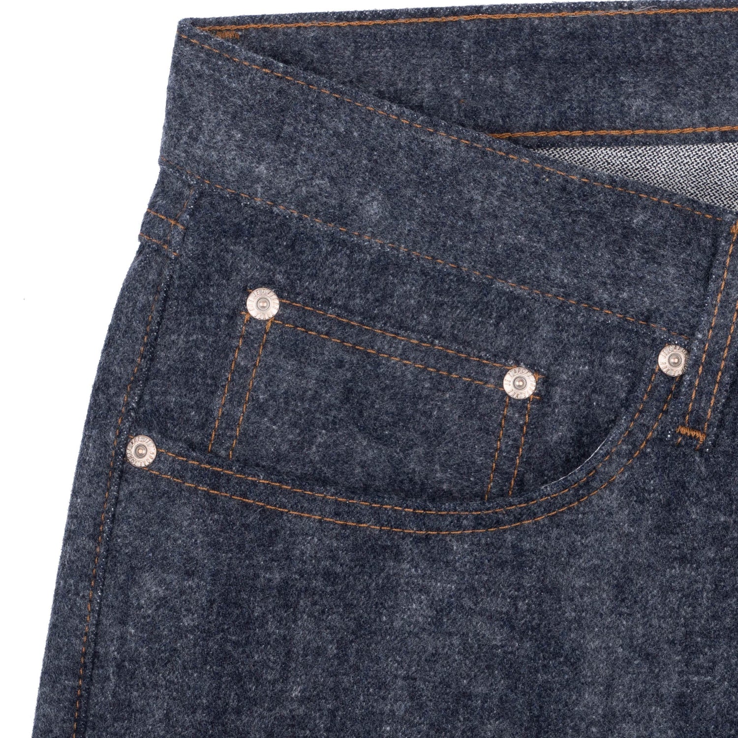 MAX BRUSH SELVEDGE - True Guy 13.75 oz - Raw Denim