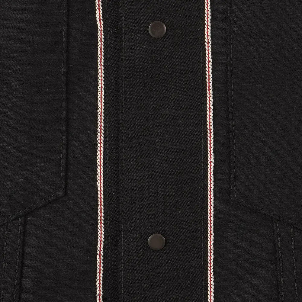 Naked & Famous - Denim jakke - Solid Black 13 oz - Raw Denim