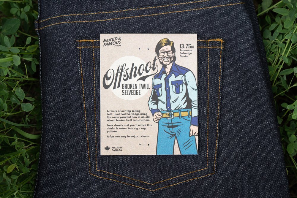 Naked & Famous - Offshoot Broken Twill Selvedge 13.75 oz - Raw Denim