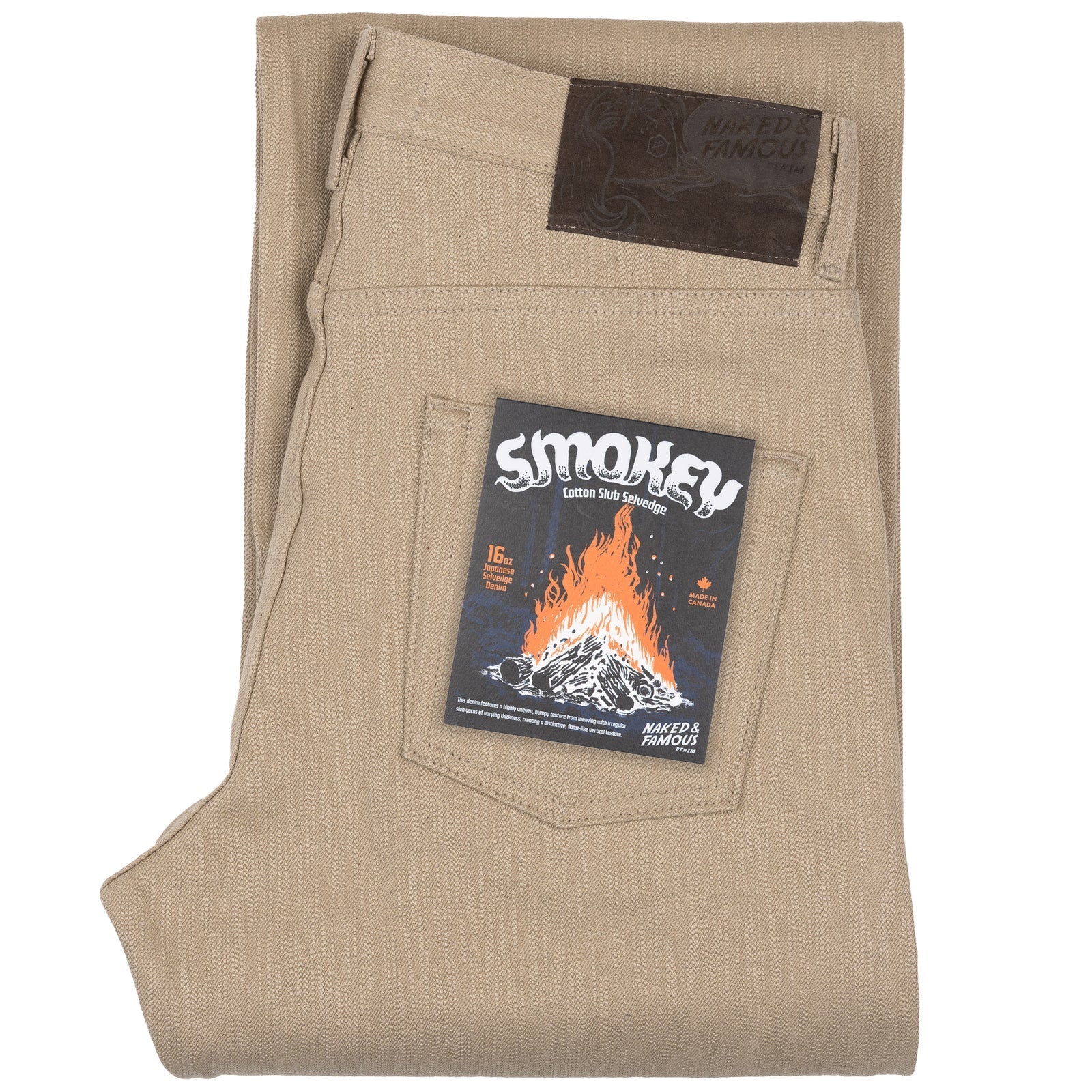Naked & Famous Smokey Cotton Selvedge - 16 oz - Vintage Jeans