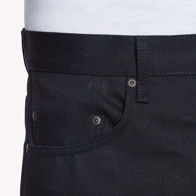 Naked & Famous - Solid Black - 13 oz - Raw Denim