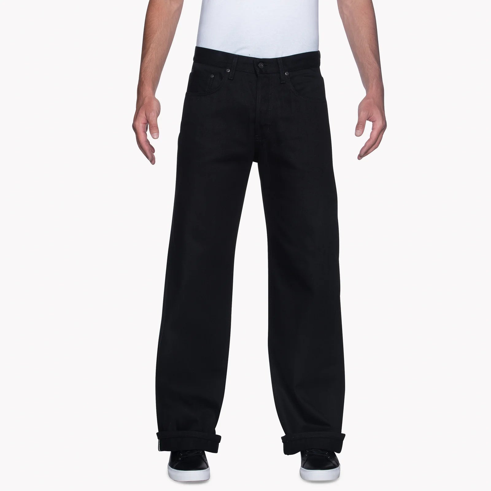 Naked & Famous - Solid Black - 13 oz - Raw Denim