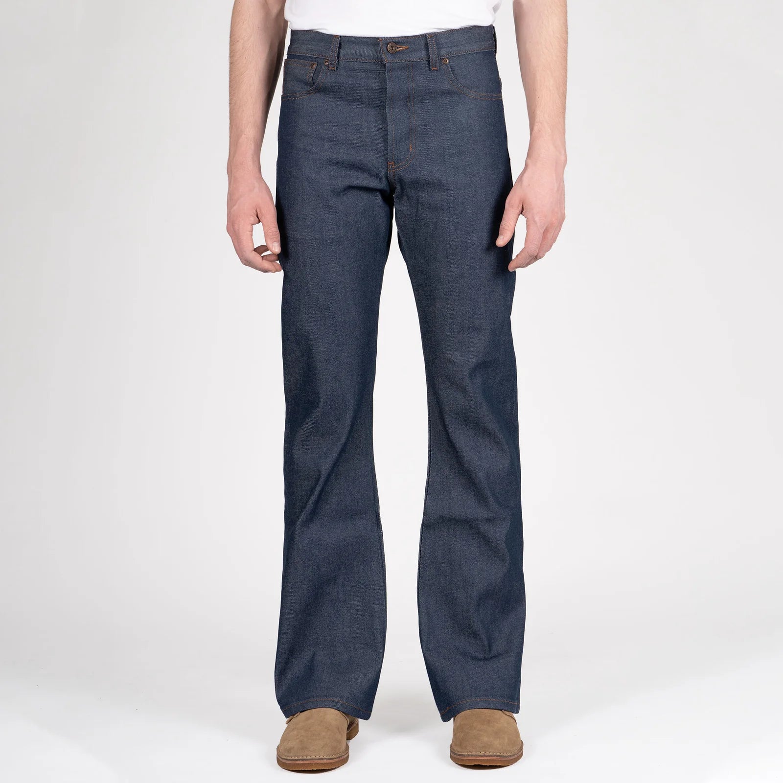NATURAL INDIGO SELVEDGE - Groovy Guy 12.5oz - Raw Denim