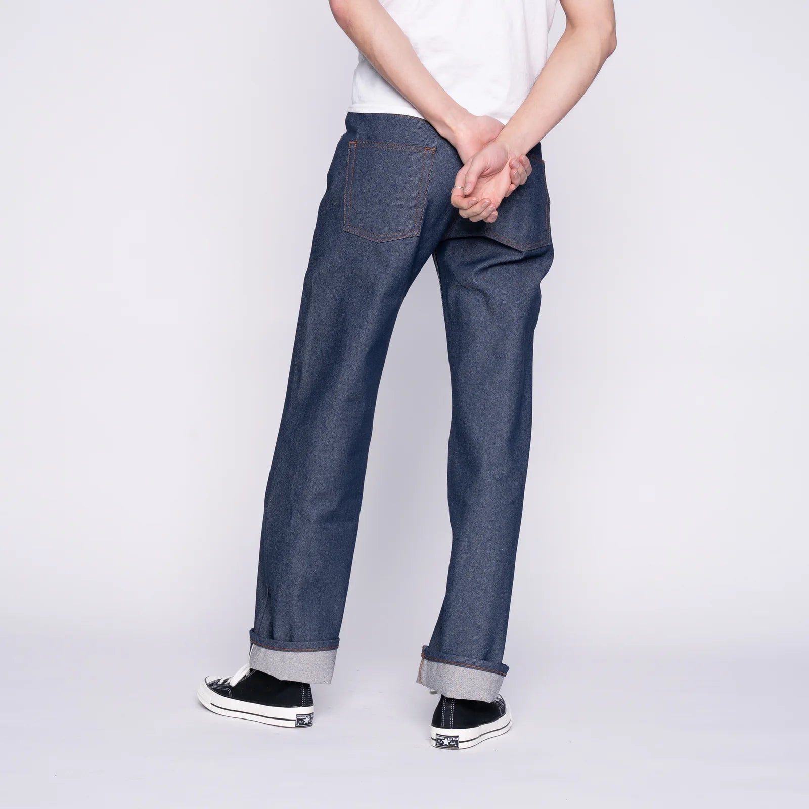 NATURAL INDIGO SELVEDGE - Strong Guy 12.5oz - Raw Denim