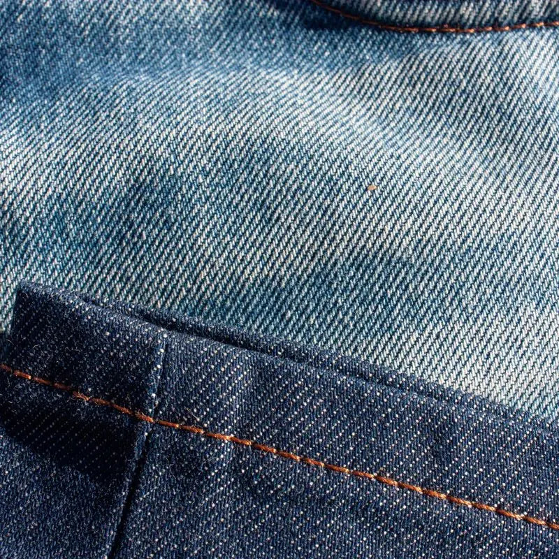 NATURAL INDIGO SELVEDGE - Strong Guy 12.5oz - Raw Denim