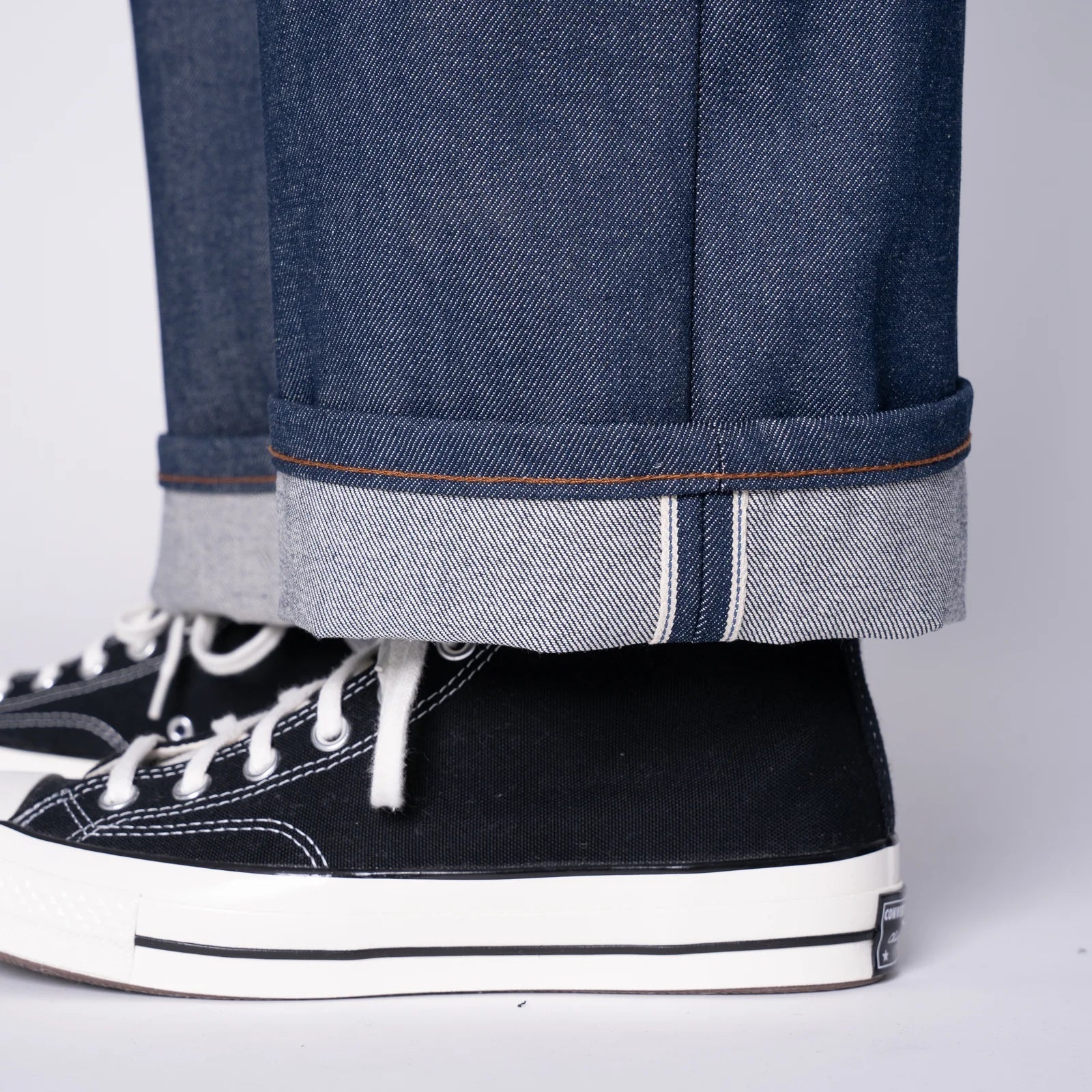 NATURAL INDIGO SELVEDGE - Strong Guy 12.5oz - Raw Denim