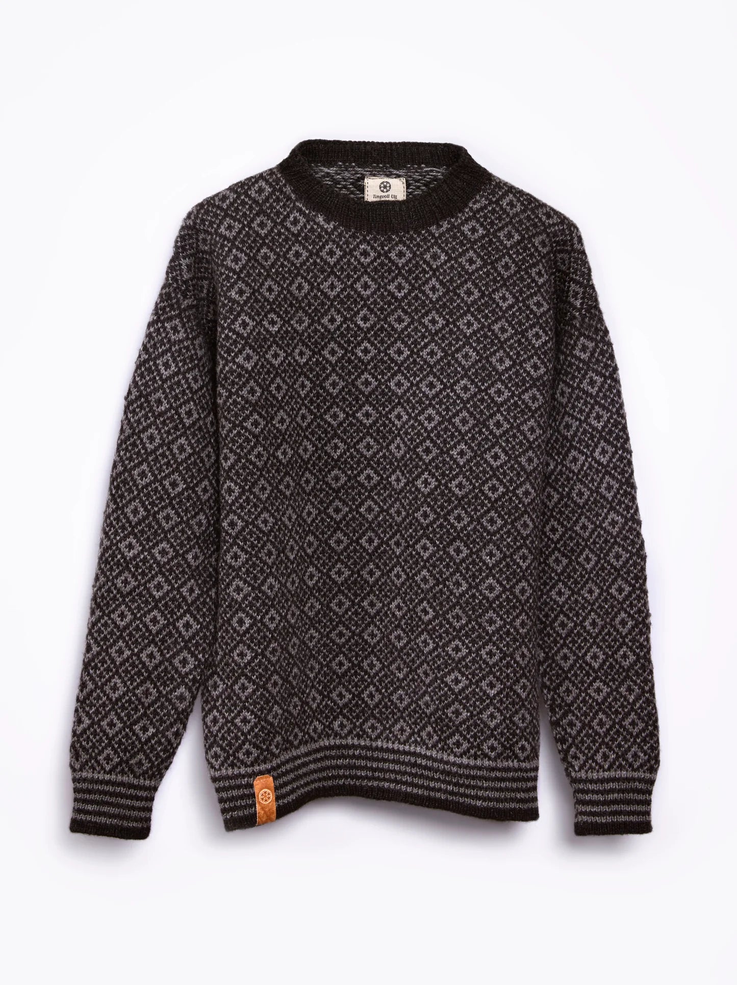 OLVE ULLGENSER - Dark Brown & Grey - Raw Denim