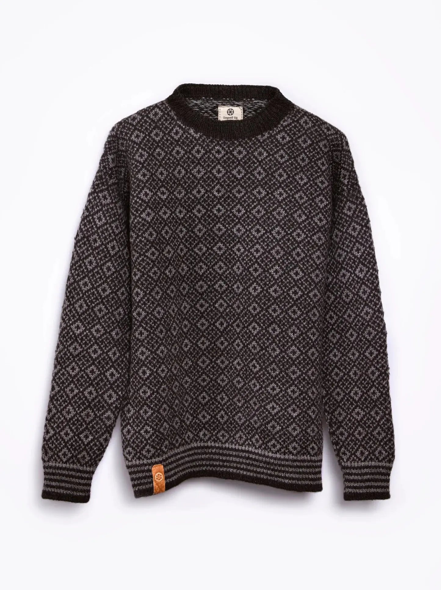 OLVE ULLGENSER - Dark Brown & Grey - Raw Denim