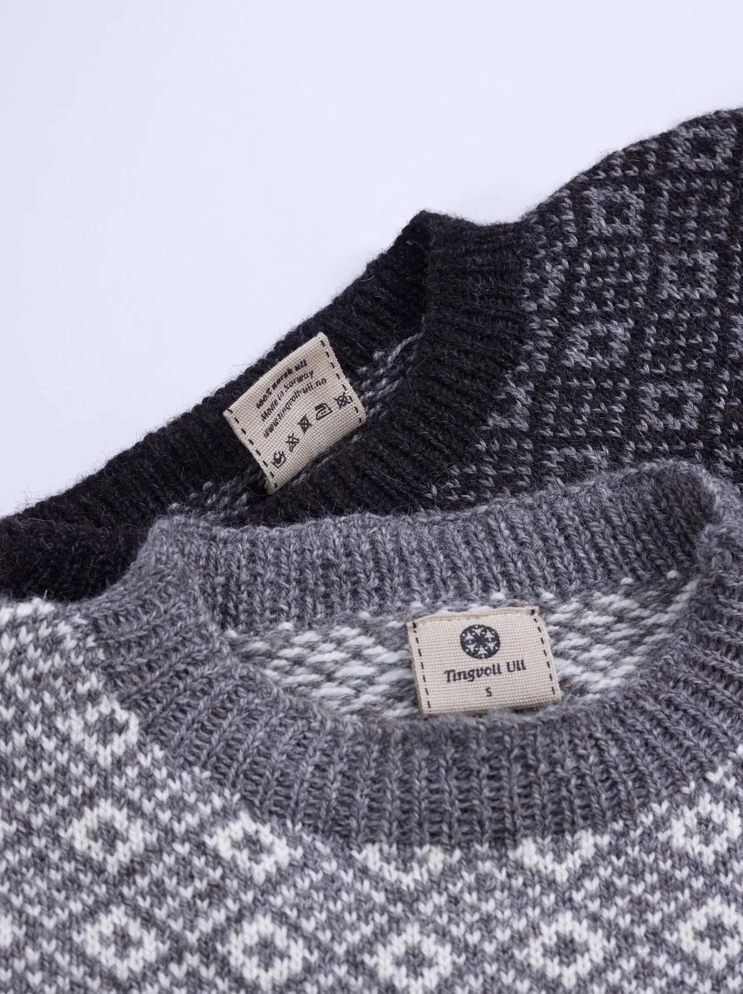 OLVE ULLGENSER - Dark Brown & Grey - Raw Denim