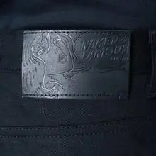 SOLID BLACK - Groovy Guy 13 oz - Raw Denim