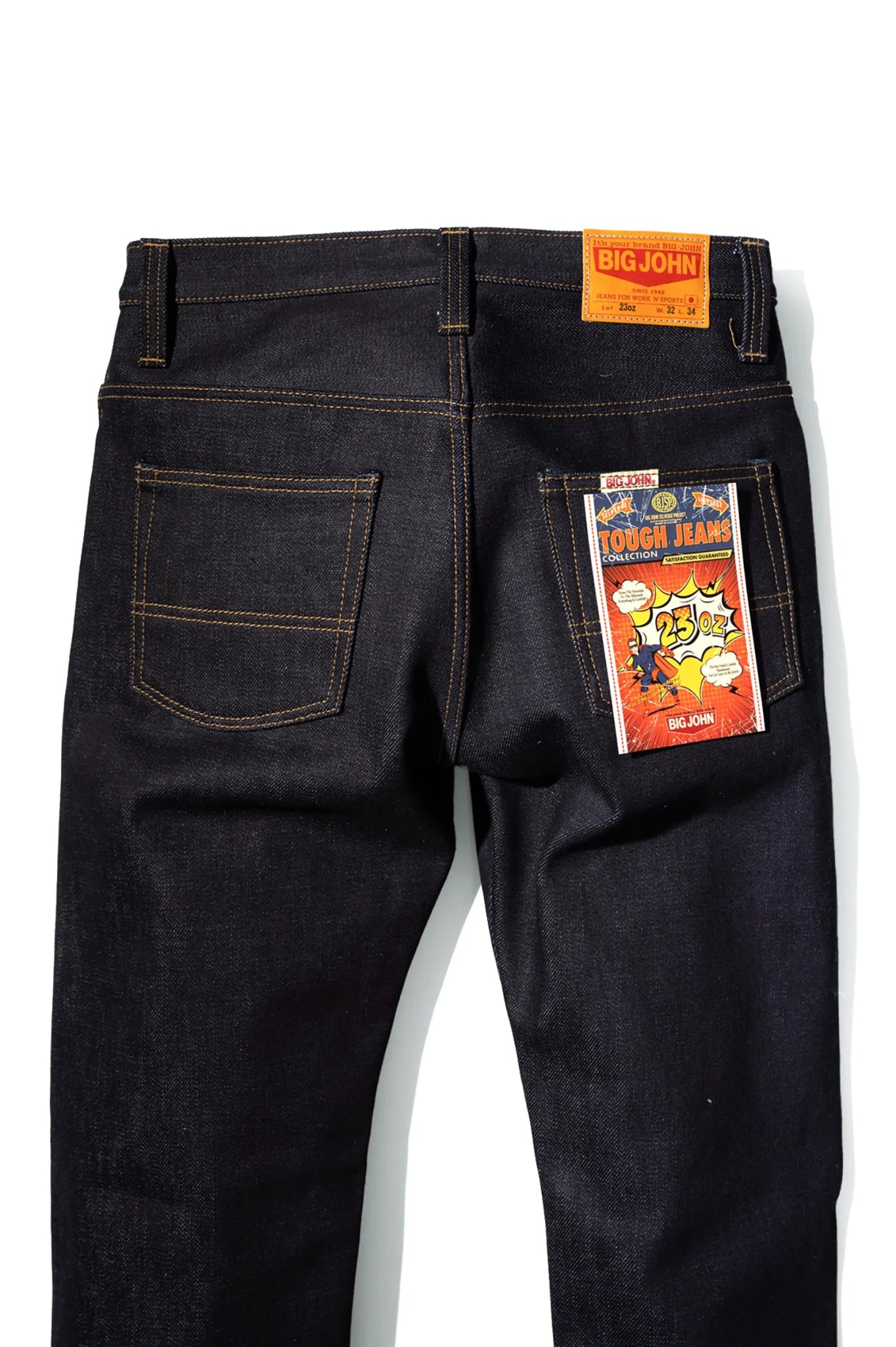 TOUGH JEANS 23oz - Regular Tapered Fit - Raw Denim