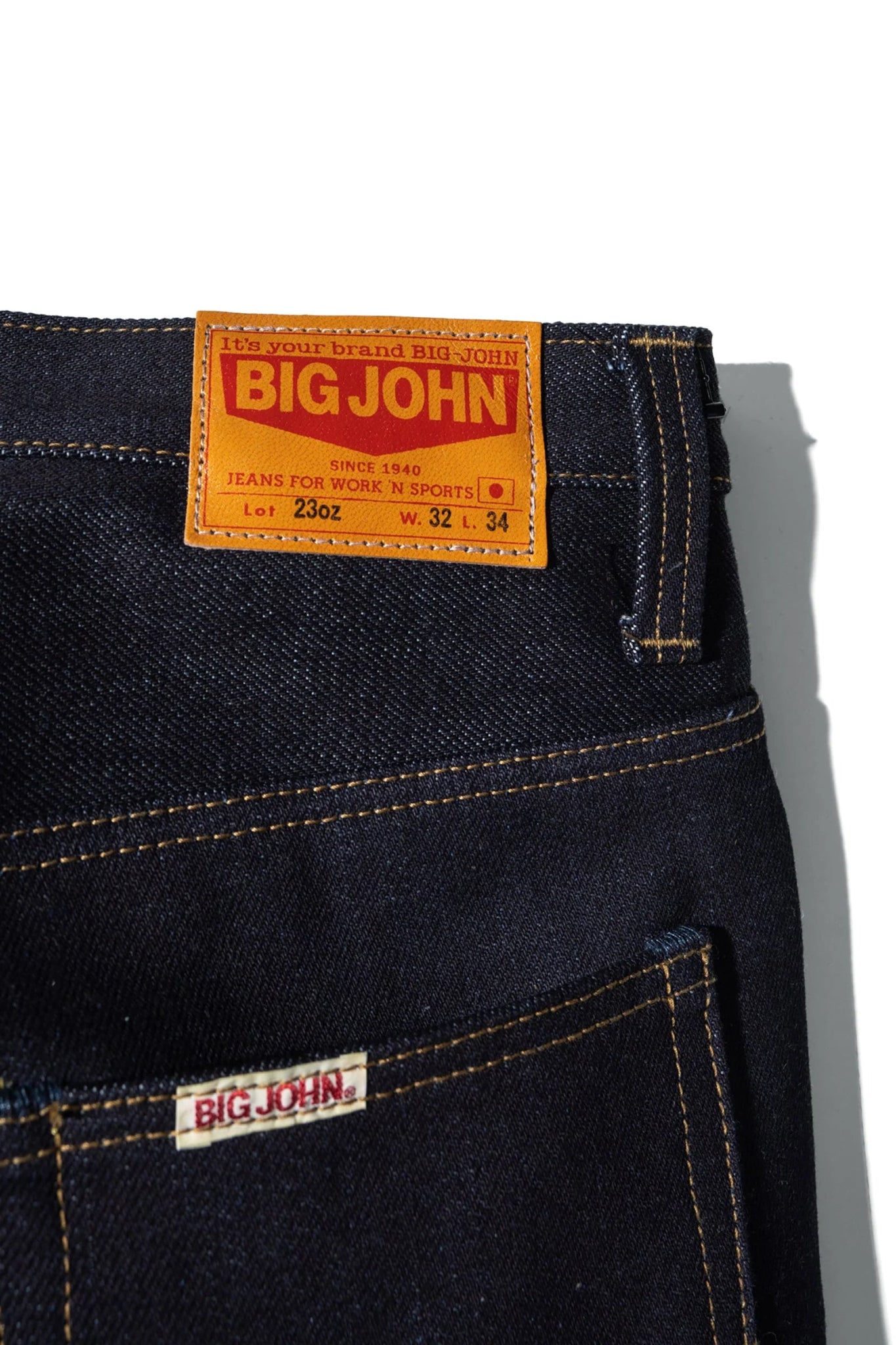 TOUGH JEANS 23oz - Regular Tapered Fit - Raw Denim