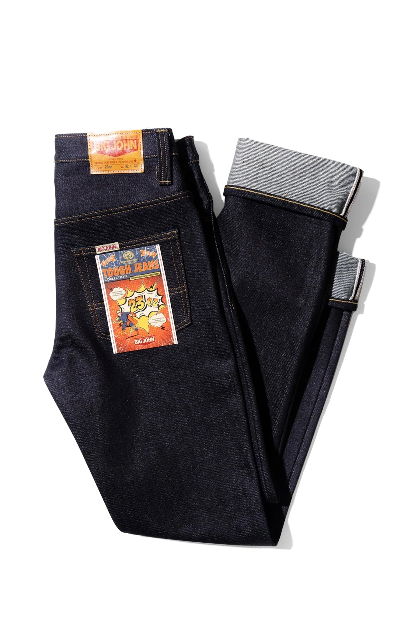 TOUGH JEANS 23oz - Regular Tapered Fit - Raw Denim