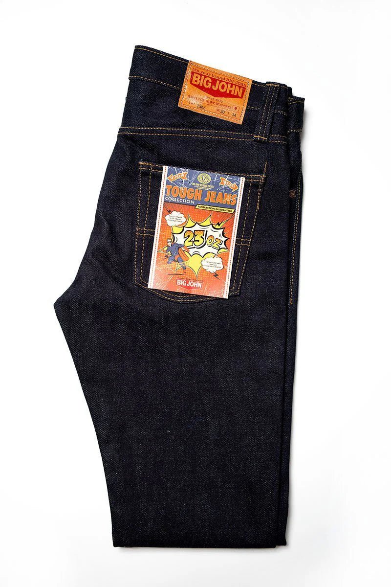 TOUGH JEANS 23oz - Slim Tapered Fit - Raw Denim