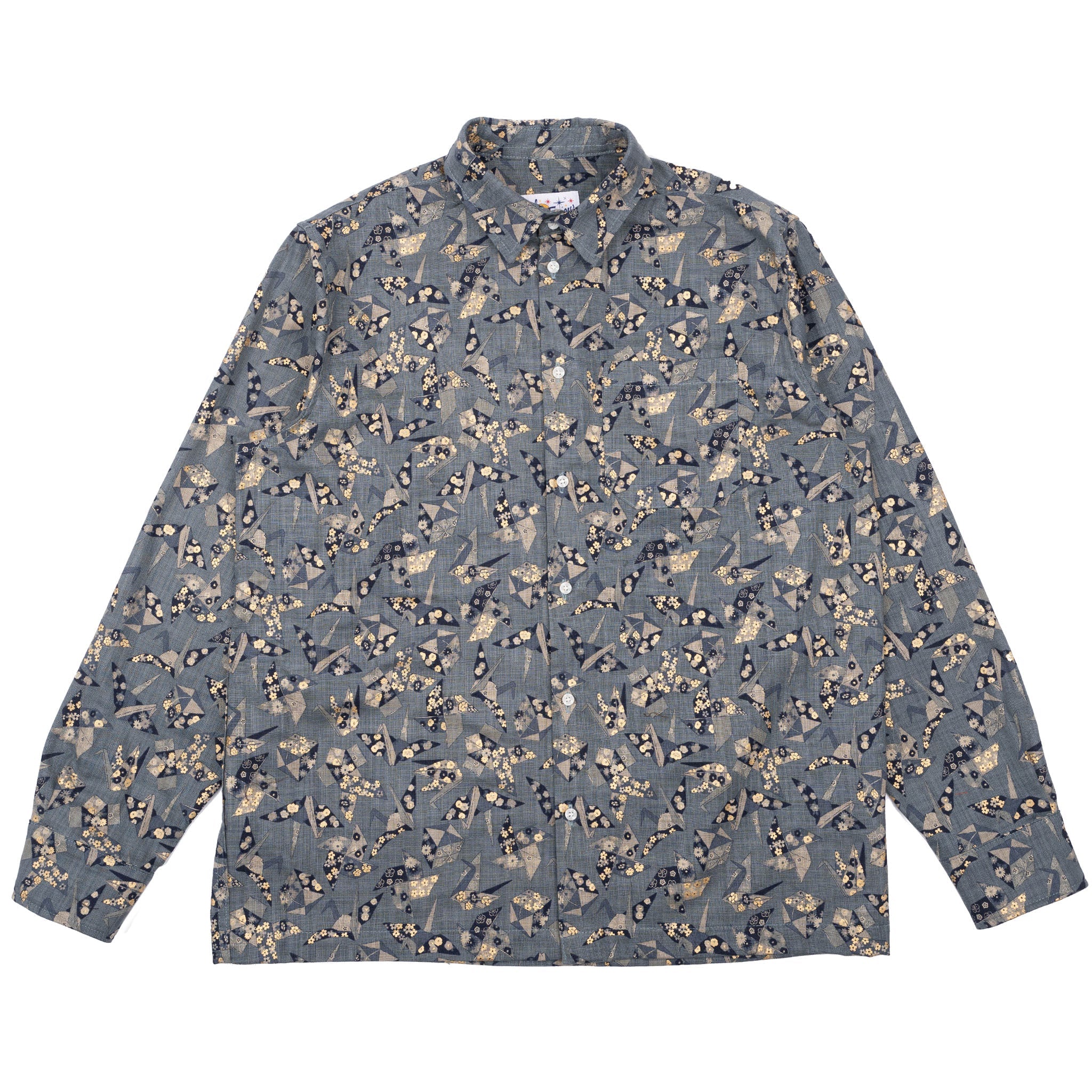 TRUE SHIRT - Origami Poplin - Raw Denim