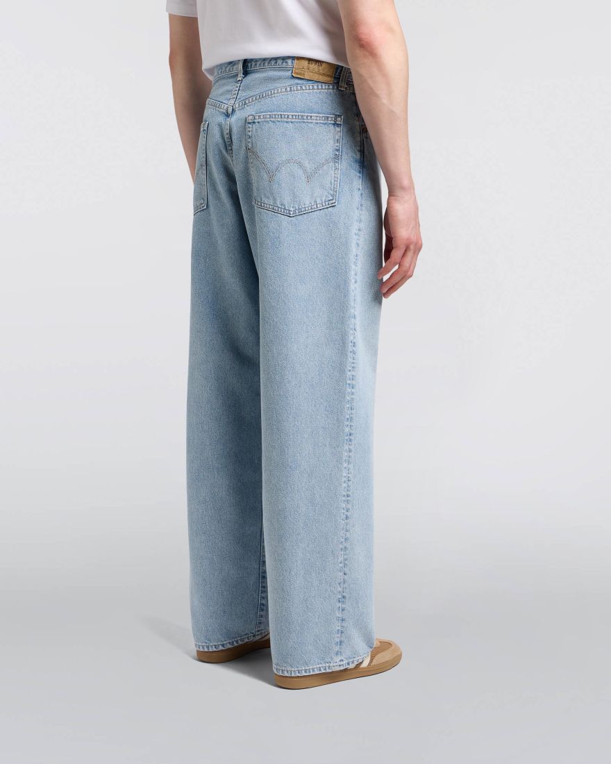 WIDE PANT - Blue Light Used - Raw Denim