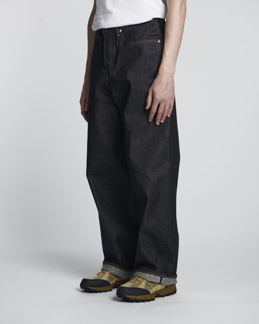 WIDE PANT Selvedge - Blue Unwashed - Raw Denim