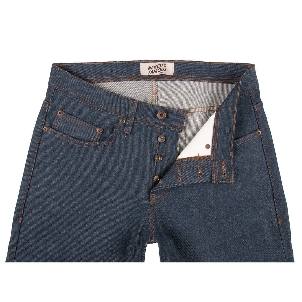 Naked & Famous - Weird Guy - Natural Indigo Selvedge - Vintage Wear