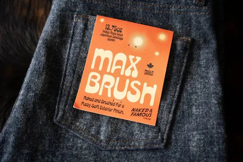 Den mykeste selvedgen vi har sett? Kjenn Naked & Famous "Max Brush" - Raw Denim