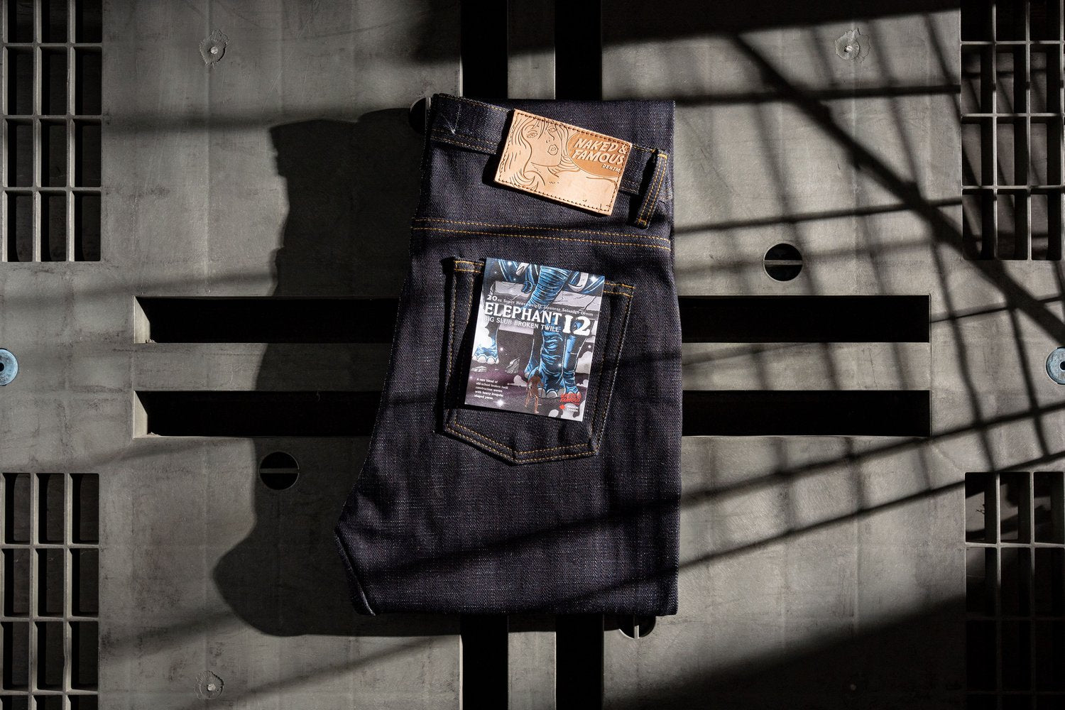 Elephant 12 – Broken Twill Big Slub Selvedge - Raw Denim