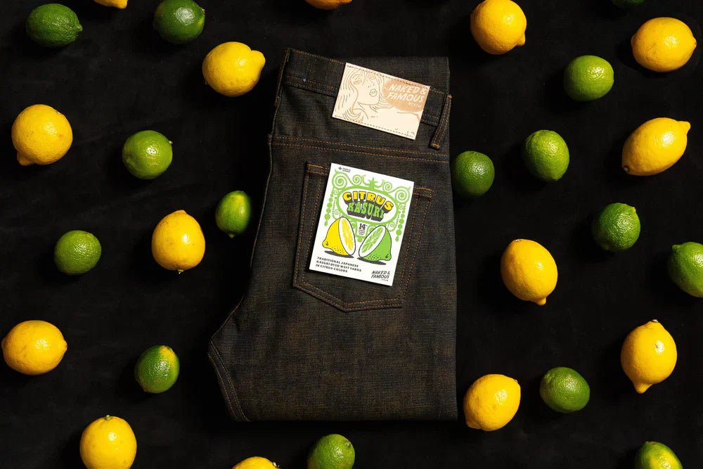 Skrell bort indigoen: Citrus Kasuri Selvedge er her - Raw Denim