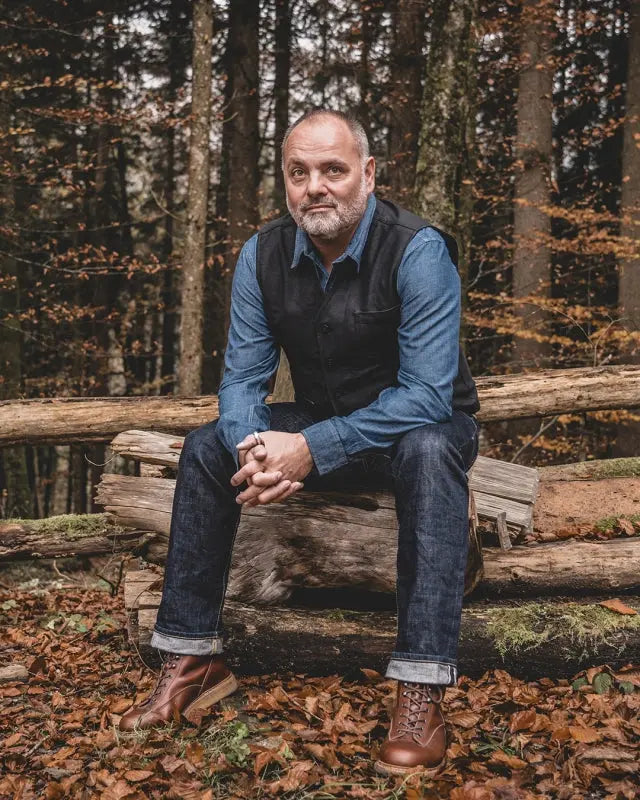 Bestefarstrøyer fra Pike Brothers - Raw Denim