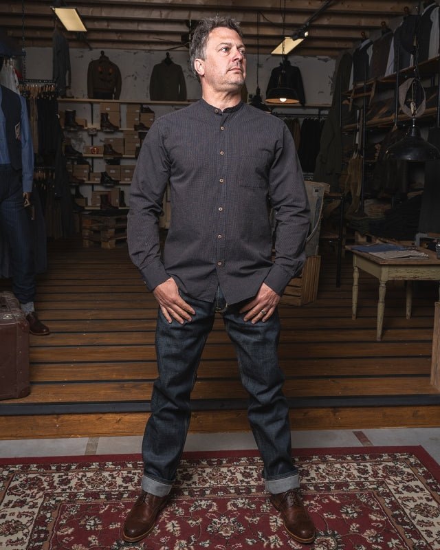 1923 Buccanoy Shirt Waidoso Blue - Pike Brothers - Raw Denim