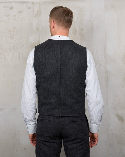 1937 Roamer Vest Glasgow Grey - Pike Brothers - Raw Denim