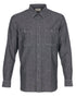 1940 USN CHAMBRAY SHIRT - Harbor Grey - Raw Denim