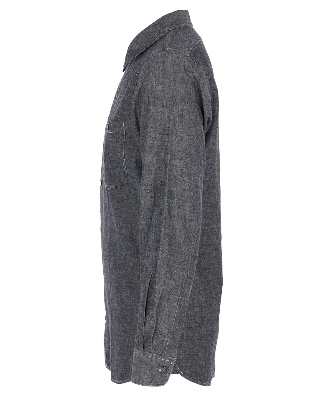 1940 USN CHAMBRAY SHIRT - Harbor Grey - Raw Denim