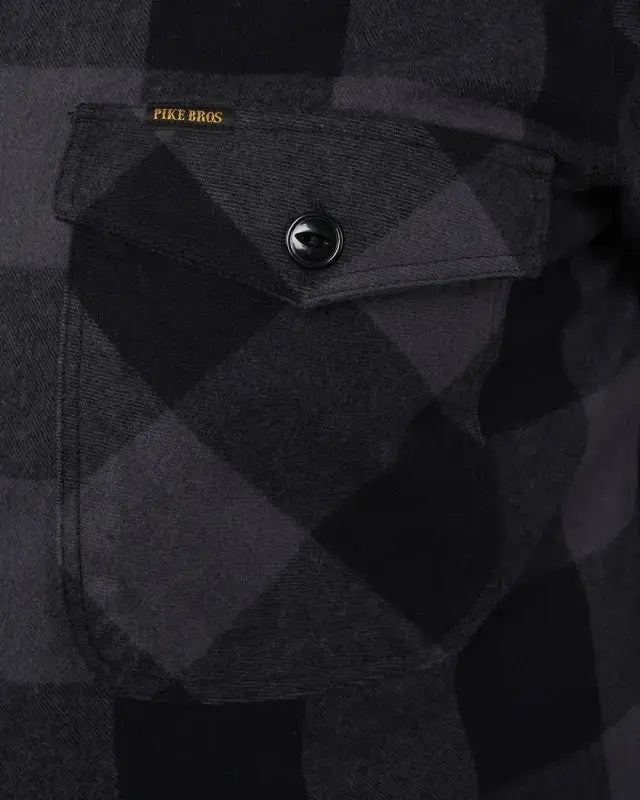 1943 CPO SHIRT - Buffalo Grey Flannel - Raw Denim