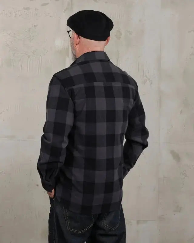 1943 CPO SHIRT - Buffalo Grey Flannel - Raw Denim