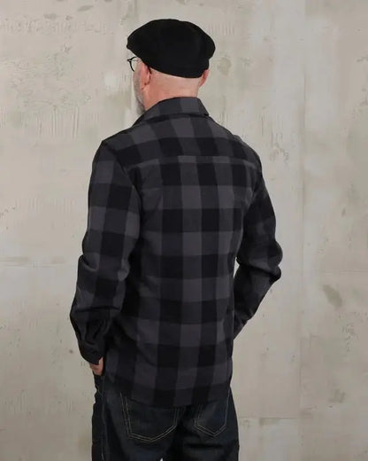 1943 CPO SHIRT - Buffalo Grey Flannel - Raw Denim