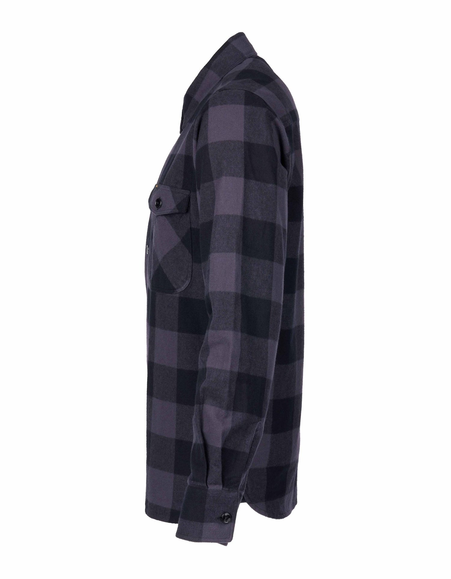 1943 CPO SHIRT - Buffalo Grey Flannel - Raw Denim