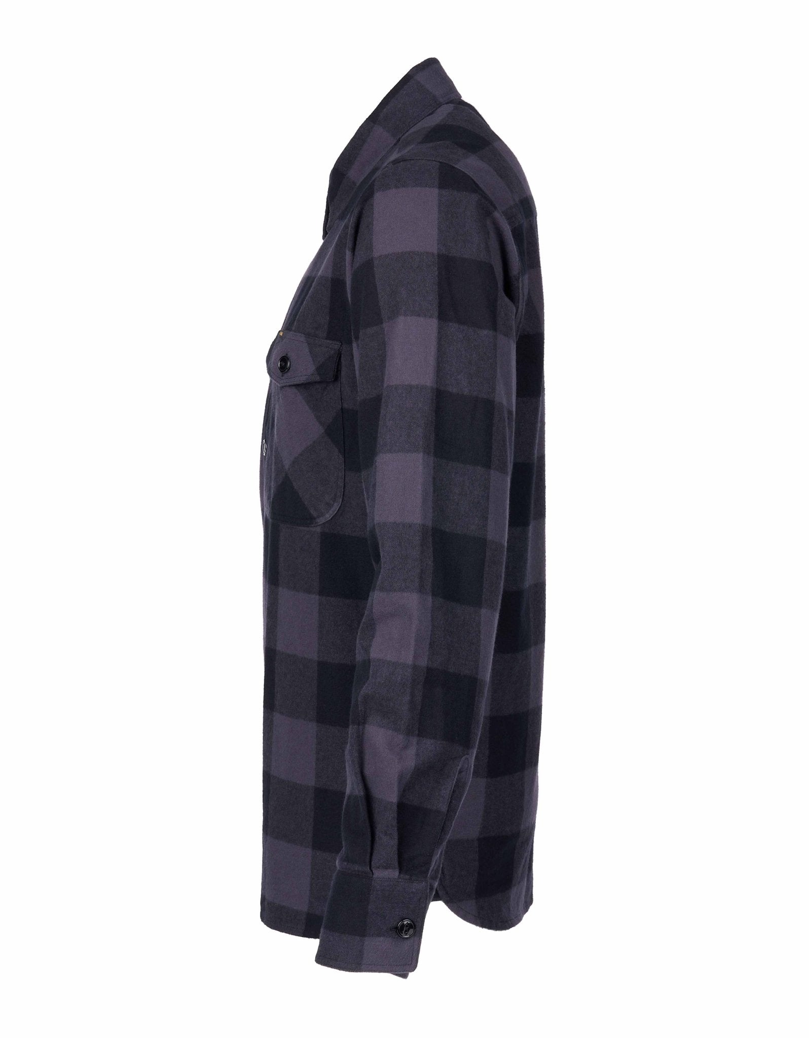 1943 CPO SHIRT - Buffalo Grey Flannel - Raw Denim